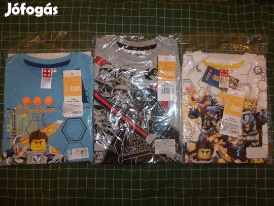 Lego póló 104 4 éves méret, új, címkés, Star Wars Nexo Knight