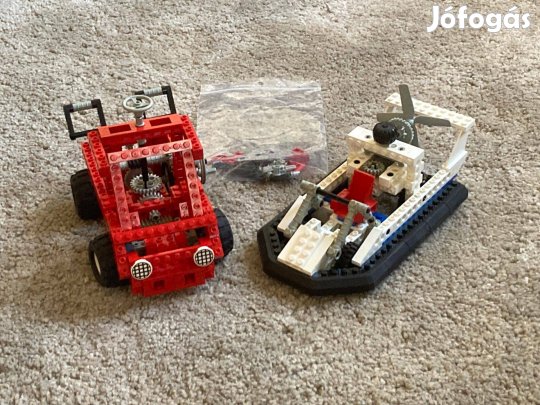 Lego régi technic repülő autó helikopter légpárnás 8824 8032