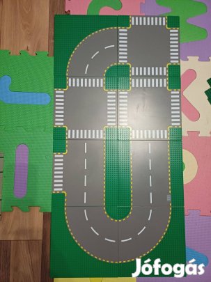 Lego út alaplap zöld 8 db