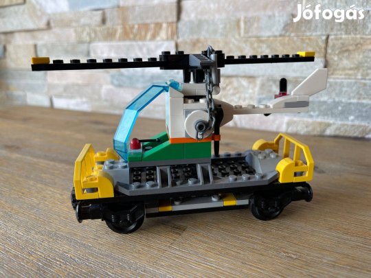 Lego vagon Lego helikopterszallito vonat vasut vagon