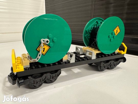 Lego vasuti kabeldobszallito vagon vonat vasut vagon