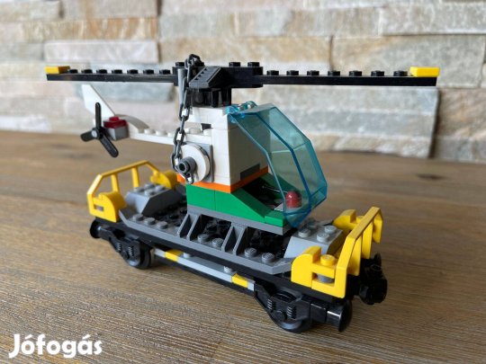 Lego vonat vasut helikopterszallito vonat vagon