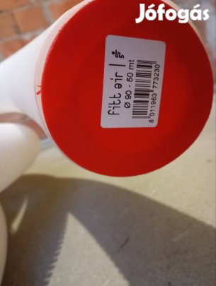 Légtechnikai Szellőzőcső 90 mm átmérőjű 