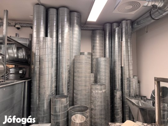 Légtechnikai idomok, csövek, elosztó egyéb kiegészítők