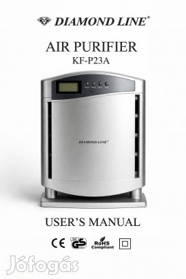 Légtisztító HEPA szűrővel alig használt, újszerű állapot