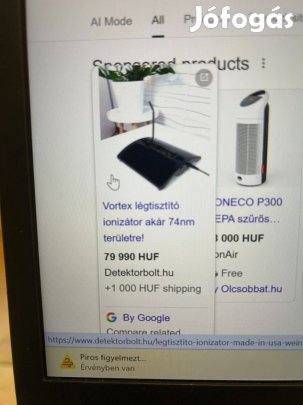 Légtisztító, Vortex