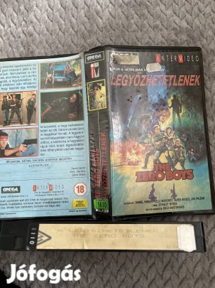 Legyőzhetetlenek vhs nagytok akció intervideo