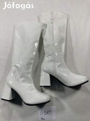 Leia csizma, fehér csizma, felnőtt csizma G315