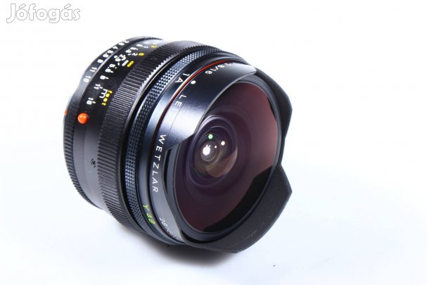 Leica Elmarit R 2.8 16mm Fisheye halszem objektív 