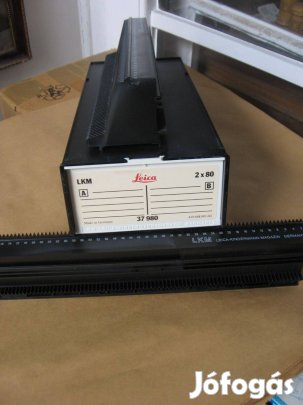 Leica diatároló doboz 2 db 60 vagy 80-as tárral. LKM r
