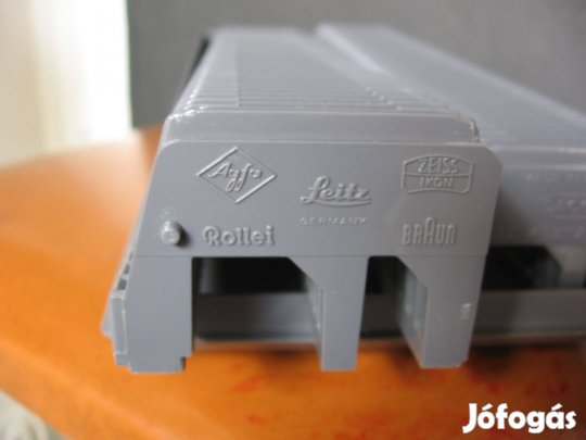 Leitz diatároló doboz plexi tetővel 2 db 50-es tárral