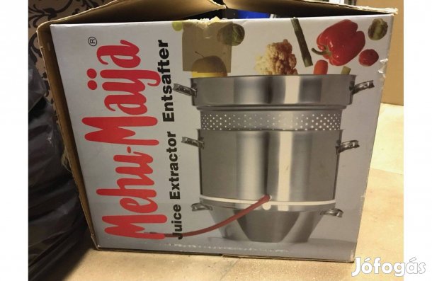 Lekvár-, szörp- és zöldséglé készítő edénykészlet