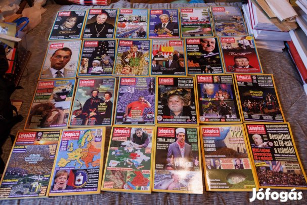 Leleplező könyvújság gyűjtemény eladó