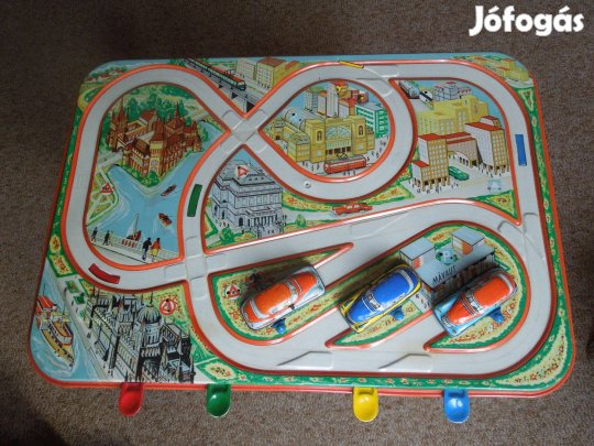 Lemezárugyáras közlekedési játék