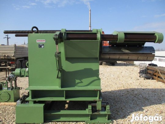 Lemezcsévélő lecsévélő lemez csévélő adagoló tekercs lefejtő (1463)