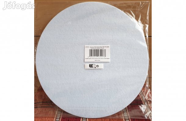 Lemezjátszó Filc korong Fehér 301mm × 3,2mm bakelit vinyl Új