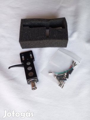 Lemezjátszó fejtartó shell hangszedő tartó headshell komplett új