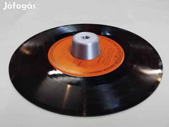 Lemezjátszó-kislemez adapter 45 ford