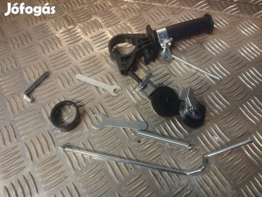 Lemezvágó adapter görgőkkel fúróhoz