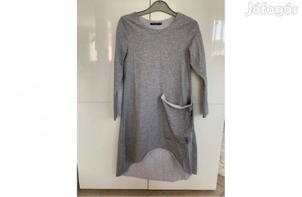 Lemoniade A vonalú szürke női zsebes ruha tunika S-es