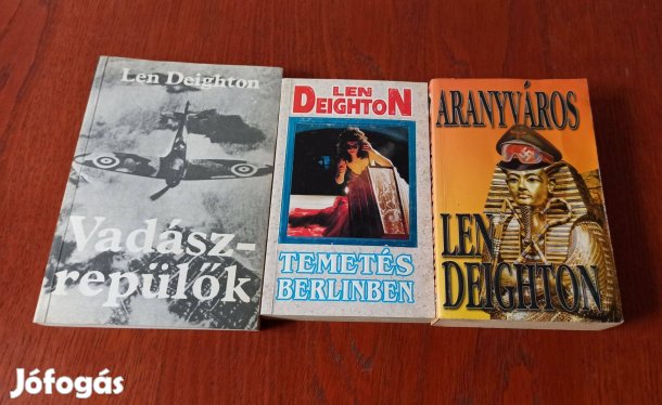 Len Deighton könyvcsomag / 3 db könyv