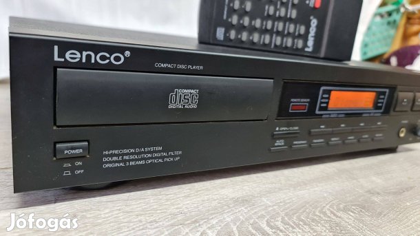 Lenco CD-3711 asztali cd lejátszó távirányítóval