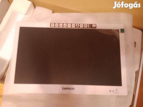 Lenco TFT-1038 egy hordozható televízió 10 hüvelykes HD képernyővel