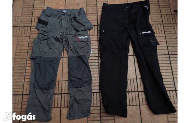 Lengőzsebes Scania munkásnadrág munkás nadrág L XL 46 56 új 2db