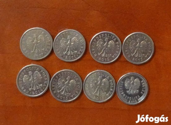 Lengyel 10 grosz érme sor