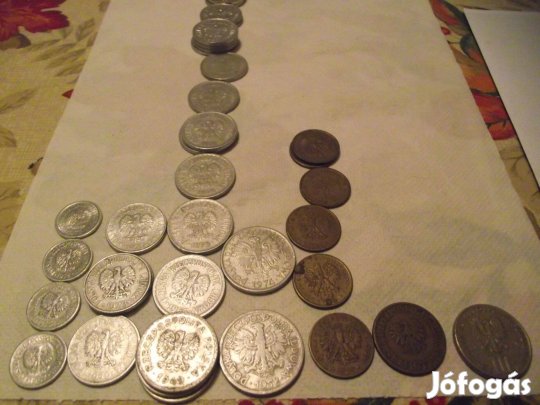 Lengyel fémpénzek retro