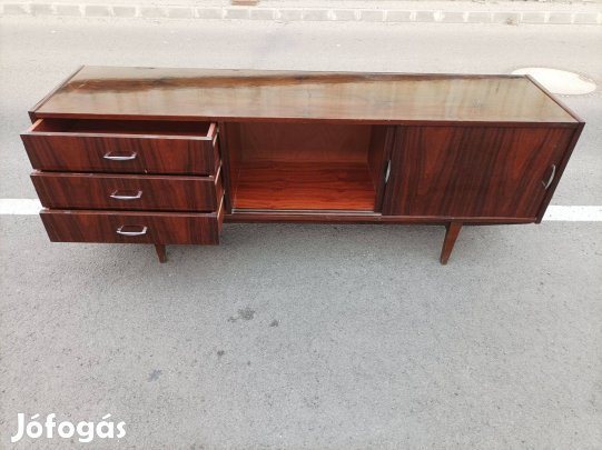 Lengyel sideboard komód, fiókos, tolóajtós