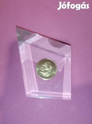 Lenin érme asztali dísz