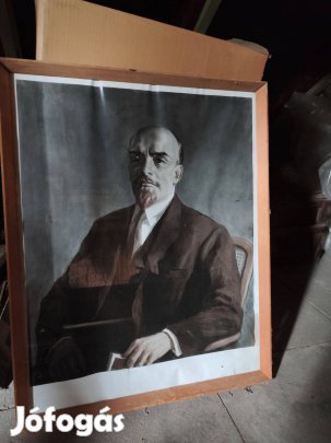 Lenin kép keretezve