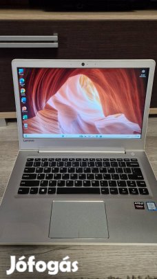Lenovo 310s hófehér fedlap, ezüst aluminium beltér!