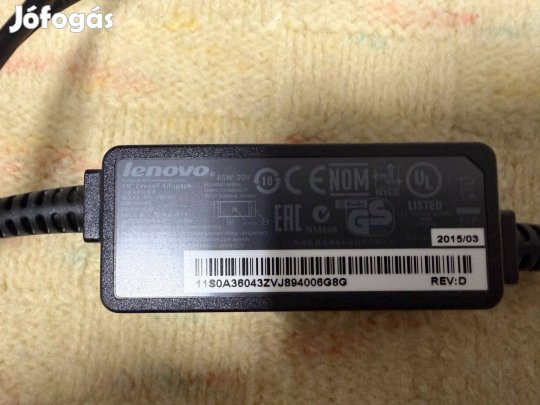 Lenovo 65W DC Travel autós töltő (0B47481) több darab