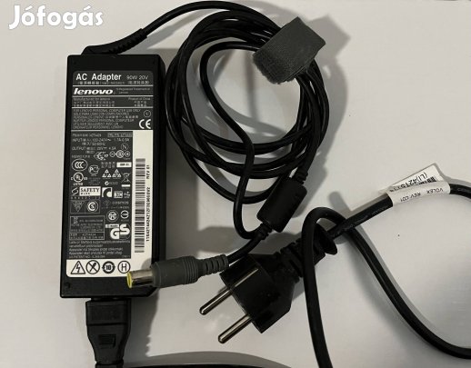 Lenovo 90W 20V 42T4424 center pin eredeti laptop töltő