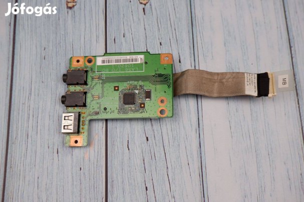 Lenovo B560 V560 laptop kártyaolvasó USB jack panel 55.4JW03.001