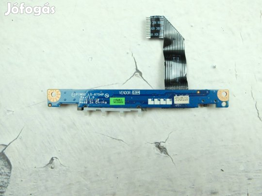 Lenovo G570 G575 laptop LED wifi kapcsoló panel LS-6754P