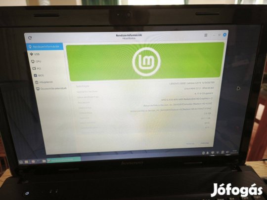 Lenovo G575 laptop szép állapotban Kingston SSD-vel