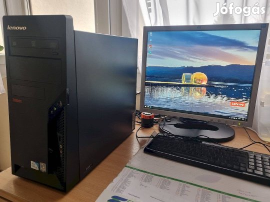 Lenovo Home Office pc (2x3,0Ghz/4GB/2GB/500GB)