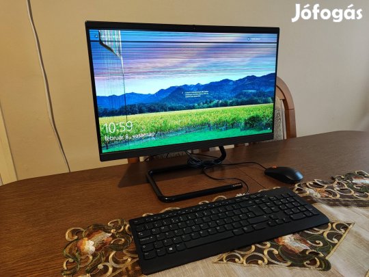 Lenovo Ideacentre A340-22Iwl. All In One. i5 8th Gen (sérült kijelző)