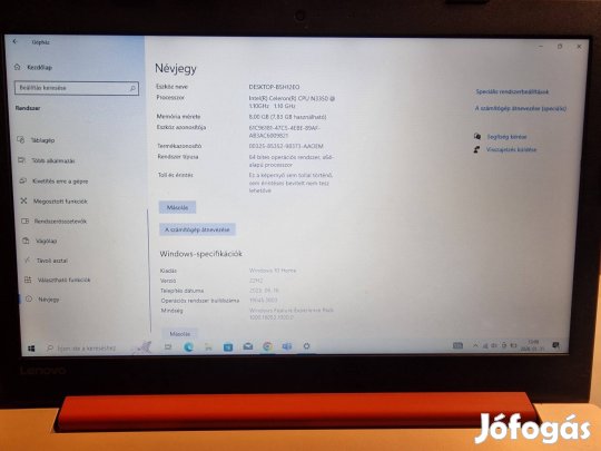 Lenovo Ideapad 320 laptop nootbook piros eladó