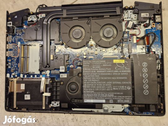 Lenovo Ideapad Y700-15ISK (i7/6 gen) laptop tesztelt alkatrészek