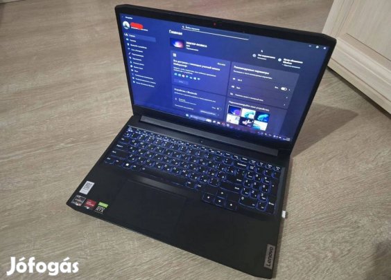 Lenovo Ideapad gamer laptop eladó Ryzen 7 5800H 768GB Nvme SSD