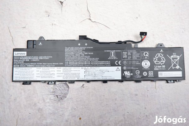 Lenovo Ideapad laptop akkumulátor eredeti több órás L19M3PF4 3ICP6/54/