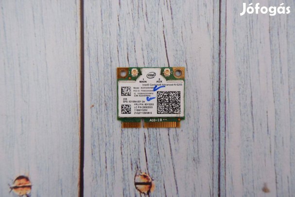 Lenovo Intel Centrino Advanced-N 6205 wifi kártya 60Y3253
