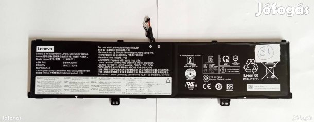 Lenovo L19M4P71 15.36V 80WH akkumulátor 84%