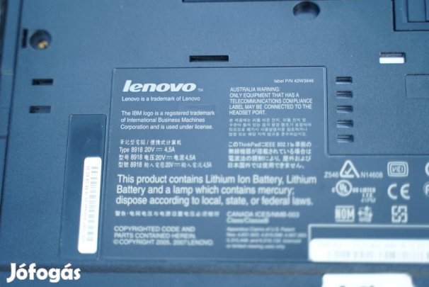 Lenovo R61 laptop