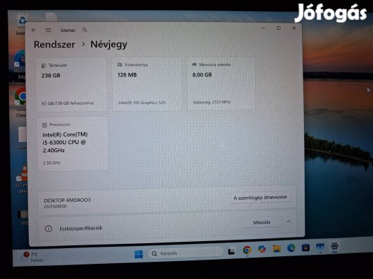 Lenovo T470s 8 gb ddr4 256 gb ssd 14"IPS