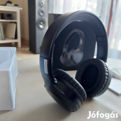 Lenovo TH30 Bluetooth 5.4 fejhallgató - Fekete (Új)